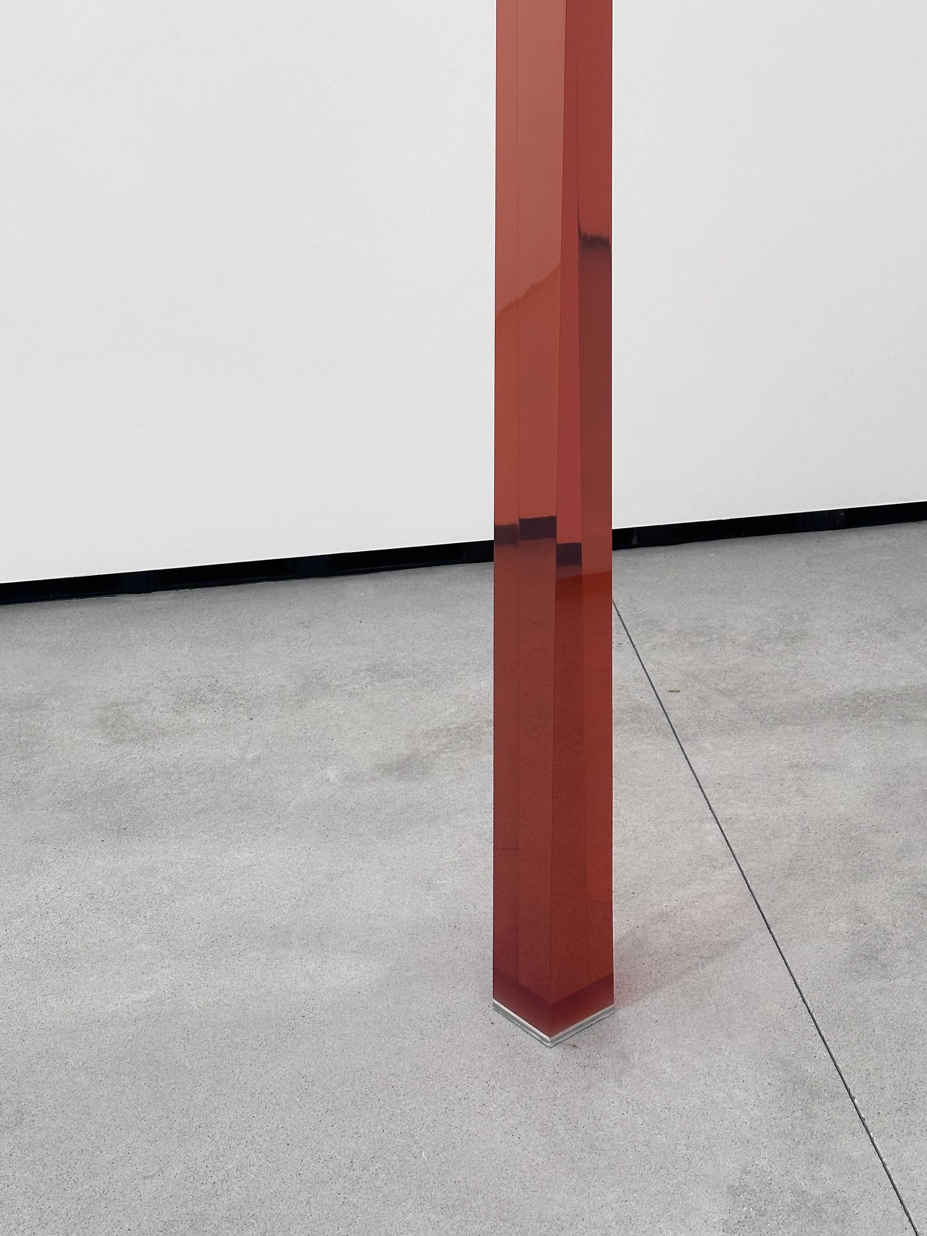 painting of man hiking in snow